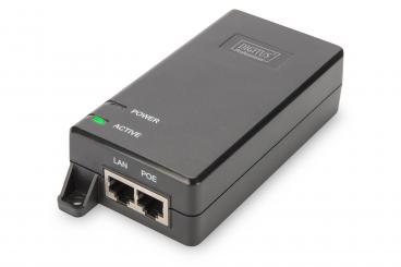 Gigabit Ethernet PoE+ Injektor, 802.3at, 30 W 