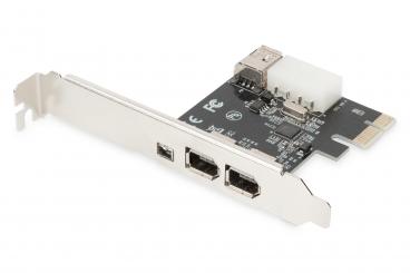 PCI Express Karte, Firewire 1394a (3+1 Port) 