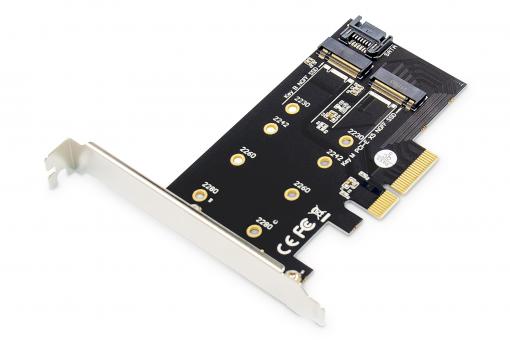 M.2 NGFF / NVMe SSD PCI Express 3.0 (x4) Add-On Karte 